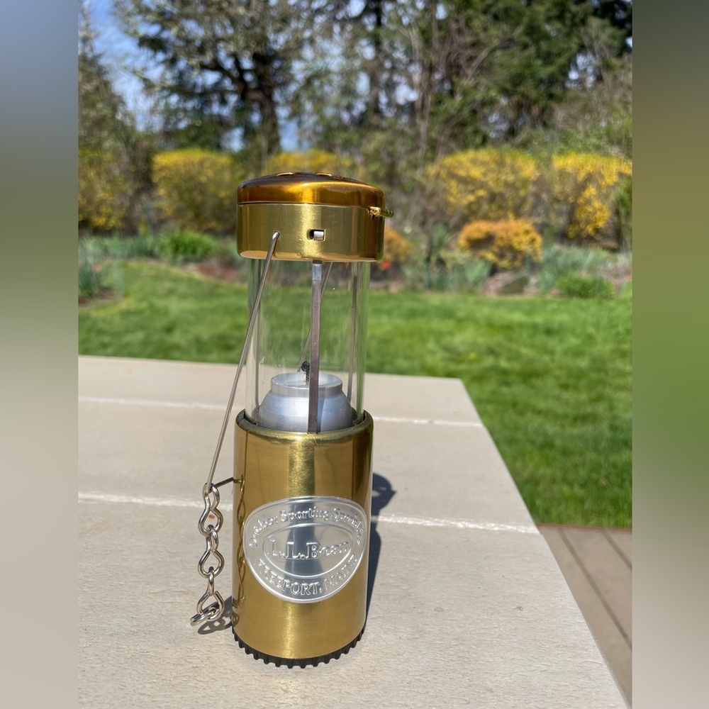 LL Bean candle lantern
